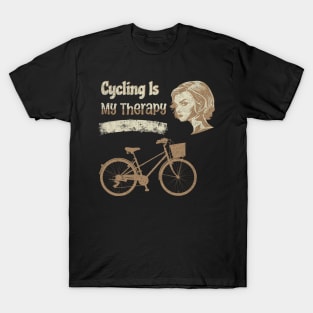 Cycling Therapy Woman T-shirt T-Shirt